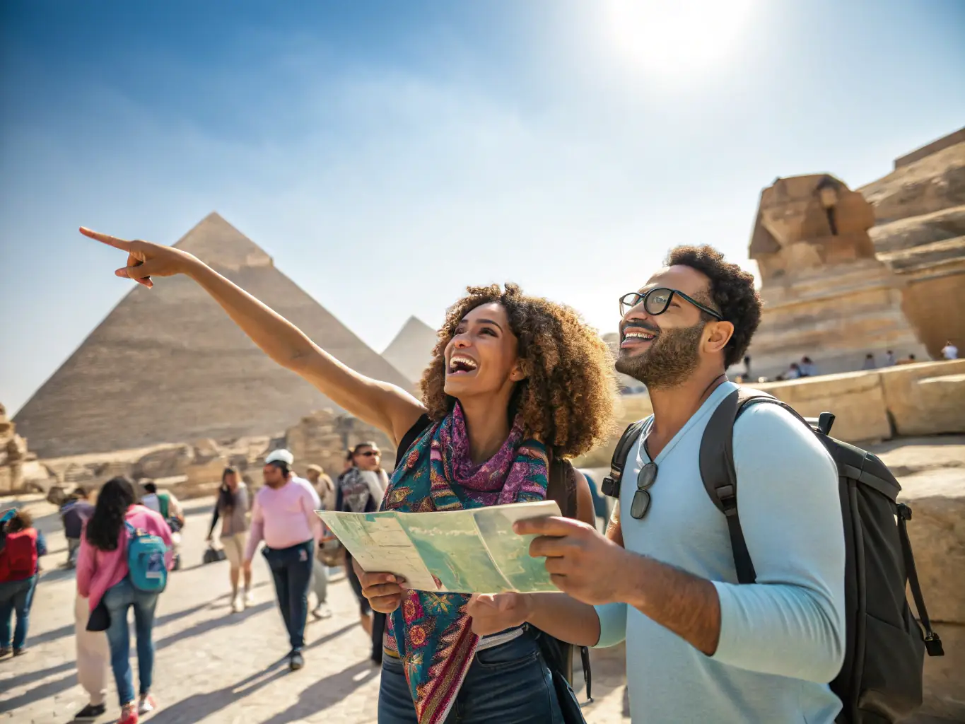 A scenic image of a guided tour group exploring a historical site managed by LES ALLUCHONS, emphasizing the organization's role in preserving and promoting local heritage and tourism.