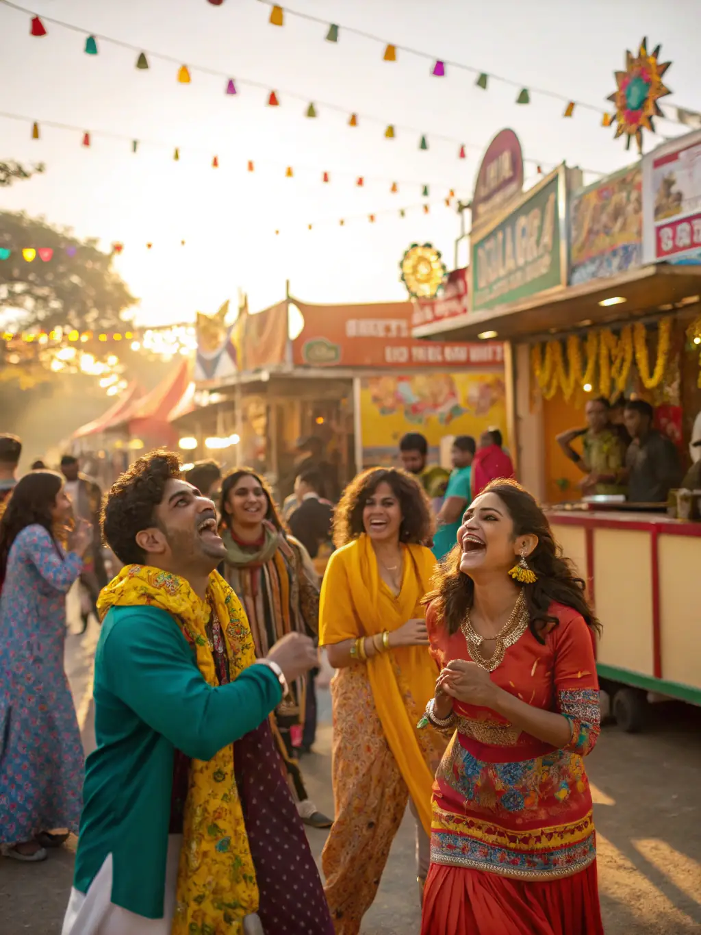 A picture of community members participating in a cultural heritage festival organized by LES ALLUCHONS, celebrating local traditions and fostering community spirit.